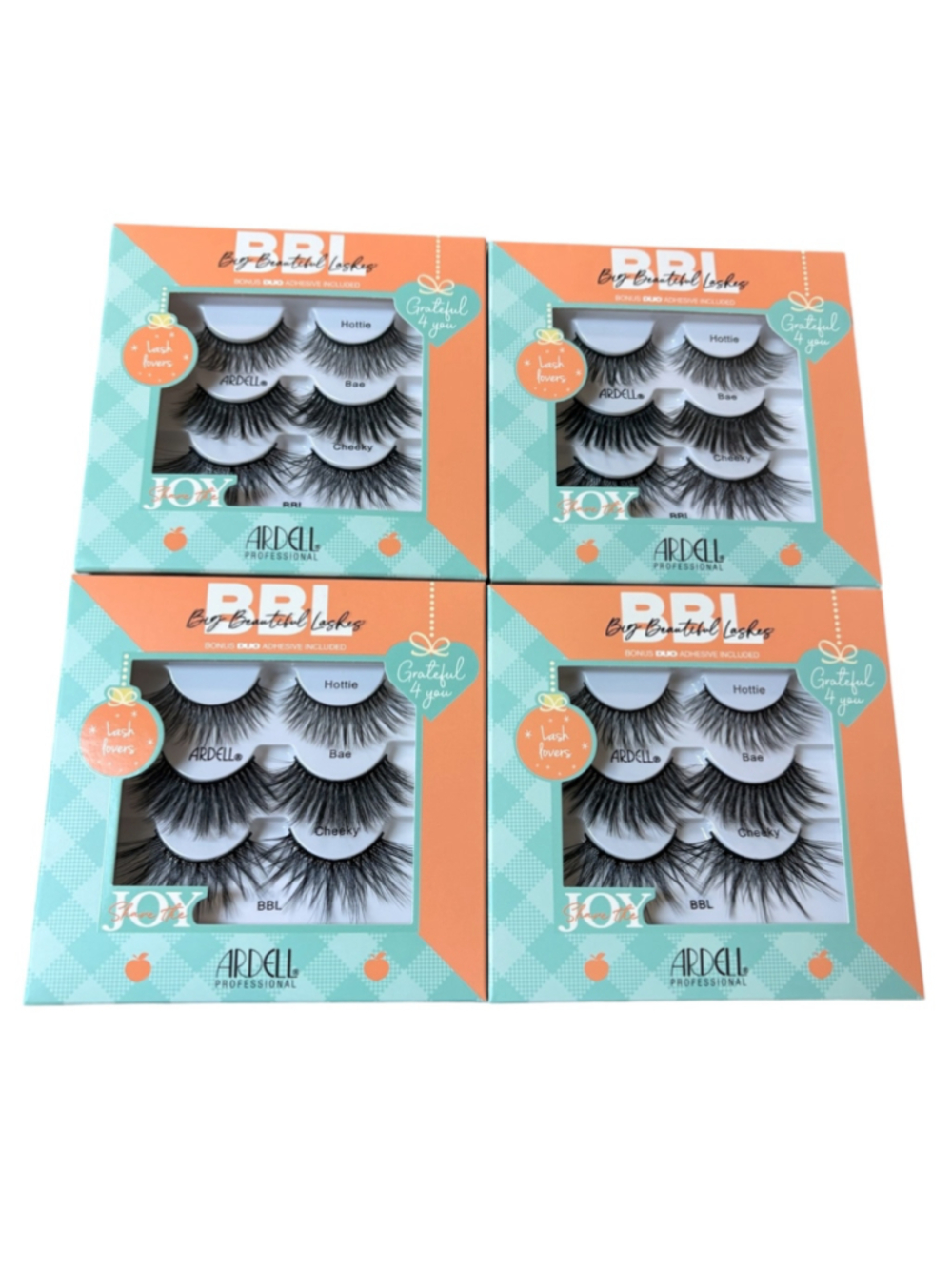 Ardell Big Beautiful Lashes 4 x 3 Pack: Hottie, Bae, and Cheeky Styles